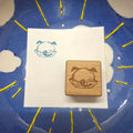 Piggy Bun Rubber Stamp 猪仔包