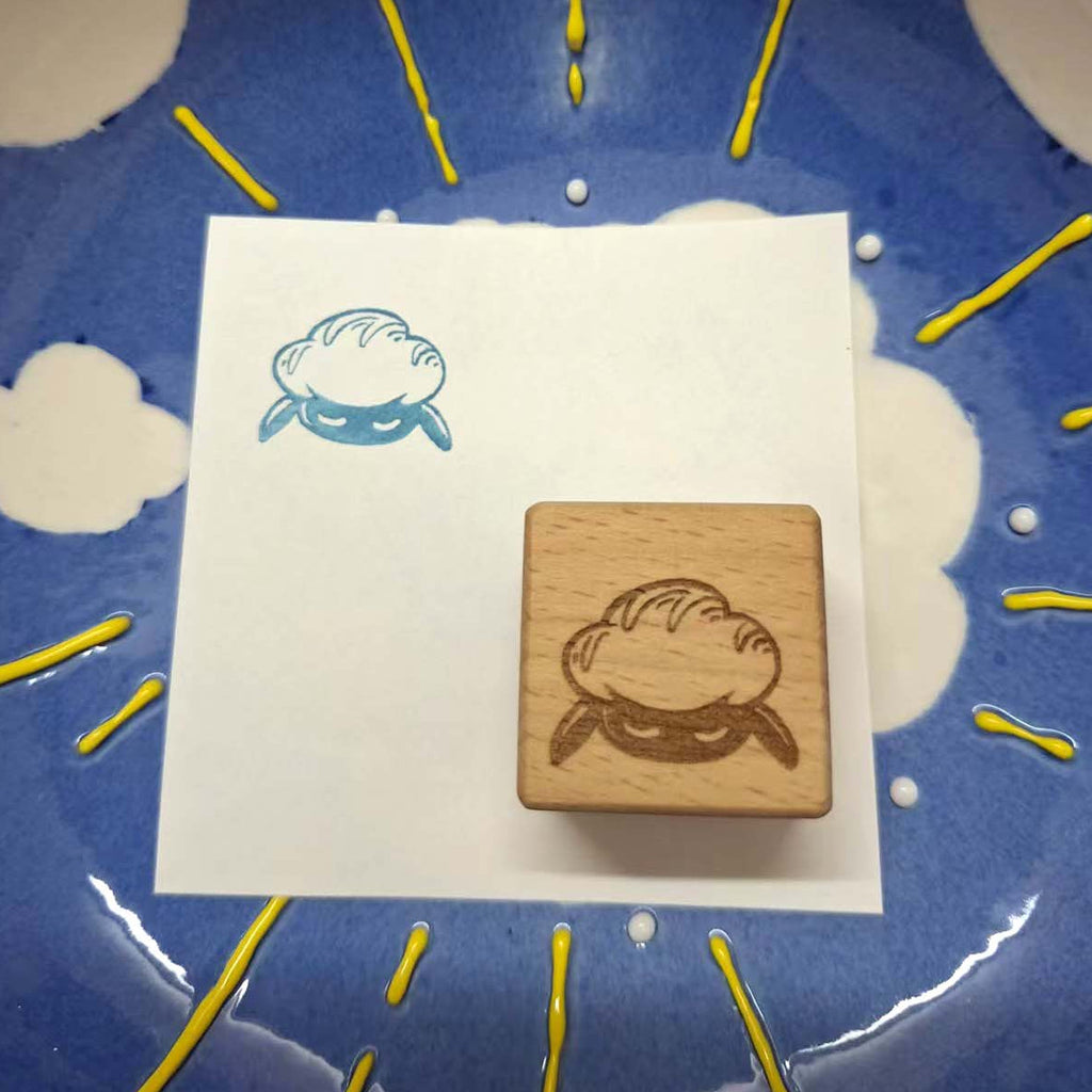 Sheep Bread Rubber Stamp 面包羊